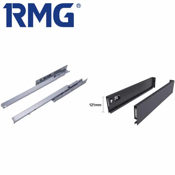 121 mm slim kitchen drawer slides system RA031