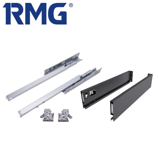 89mm slim drawer with soft closing slides RA02 RMGhardware