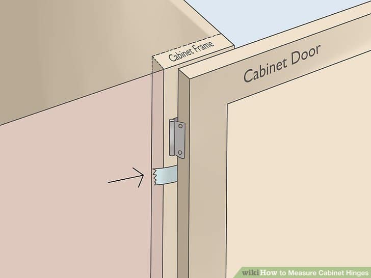 How To Measure Cabinet Hinges A, How Do You Measure A Kitchen Door Hinge