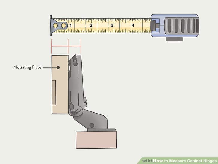 How To Measure Cabinet Hinges A, How To Measure Kitchen Cabinet Hinge Size