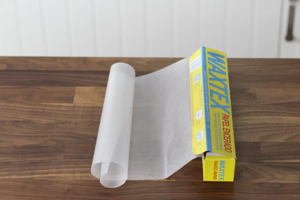 roll of wax paper